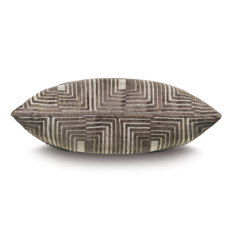 Facade Velvet Pillow Cover & Insert, Square