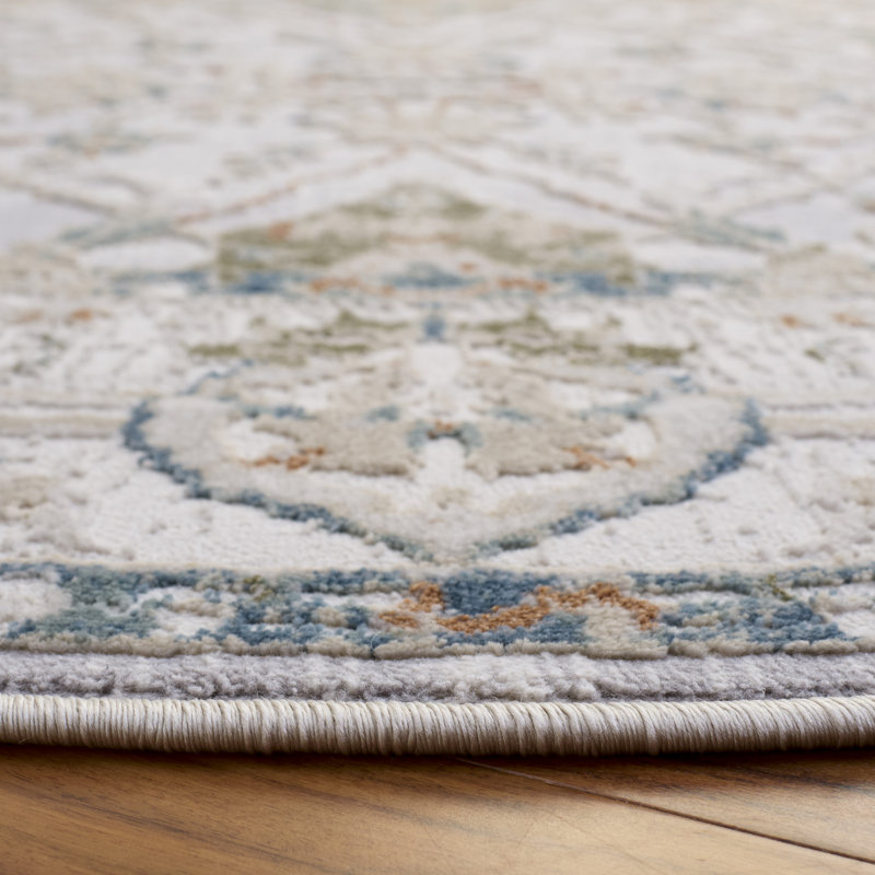 Maven Performance Oriental Indoor Rug, Round 6'7"