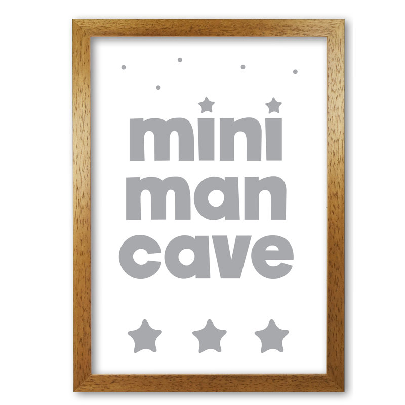 Mini Man Cave - Print, No Frame, 30 cm H x 21 cm W x 1 cm D