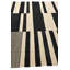 Tapis noir et blanc Parrett