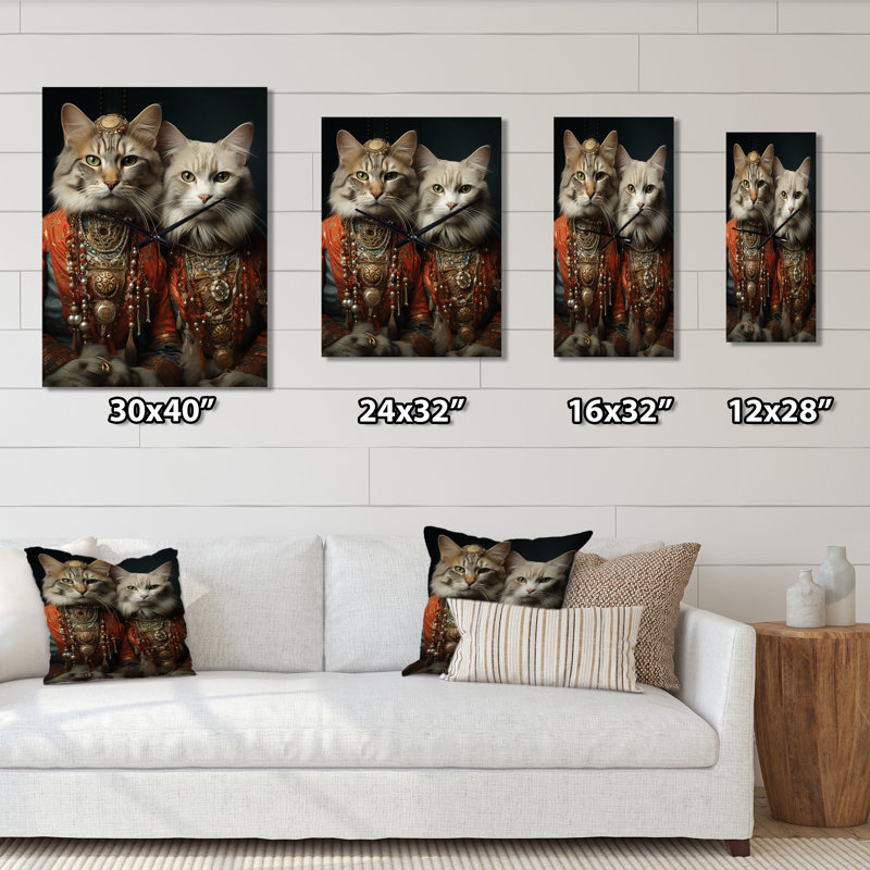 Gracieuse horloge murale Cat, Grand
