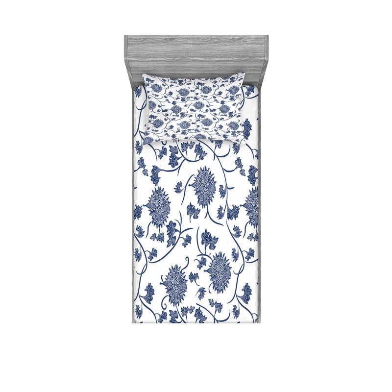 Multicolore drap-housse et coussin décoratif Ambesonne