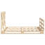 Collete Solid Wood Bed