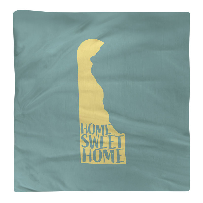 Serviette de delaware, Vert / Jaune, l 10 po x P 10 po, Coton