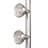 Lanai 8-in Rain Showerhead Shower System with 3-Body Jets Pivoting Shower Arm and Multi-function Handshower-1463971655