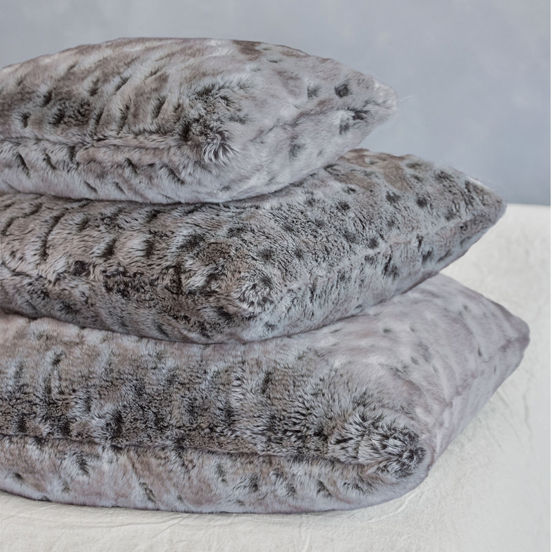 Eastern Accents Midori Faux Fur Decorative Pillow Cover Insert Wayfair