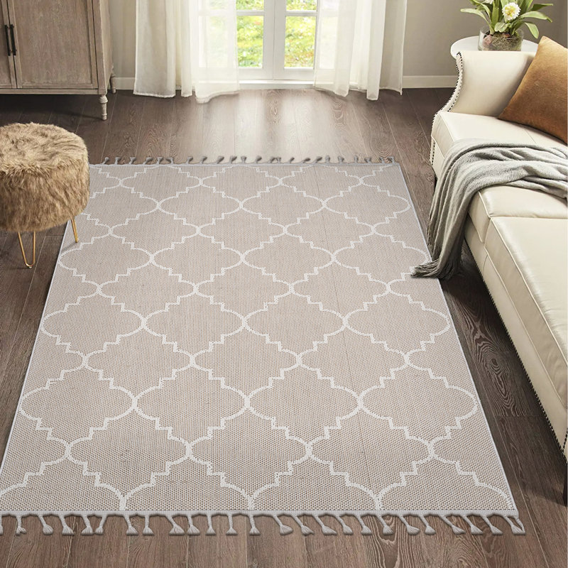 Tapis intérieur / extérieur 6X9 / Trellis, Rectangle 6 pi 5 po x 7 pi 7 po