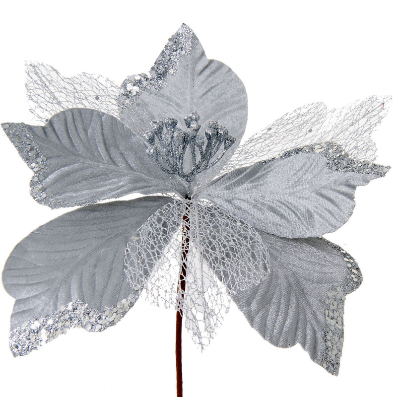 Fabric Poinsettia Arrangement
