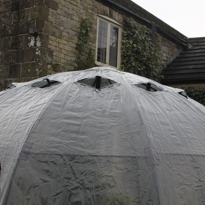 Calisce Greenhouse, 220cm H x 350cm W x 350cm D