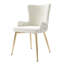 Velvet Upholstered Metal Armchair-467645637-467645632-467645635