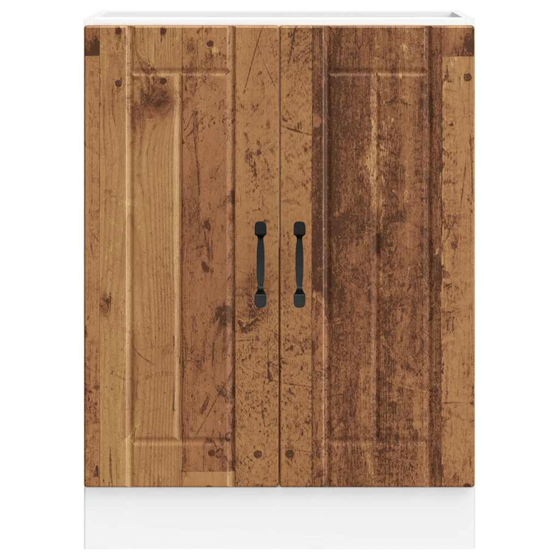 Shamisha Sink Base Cabinet, Old Wood