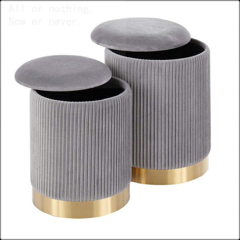 Ensemble de repose-pieds Nesting, Gris