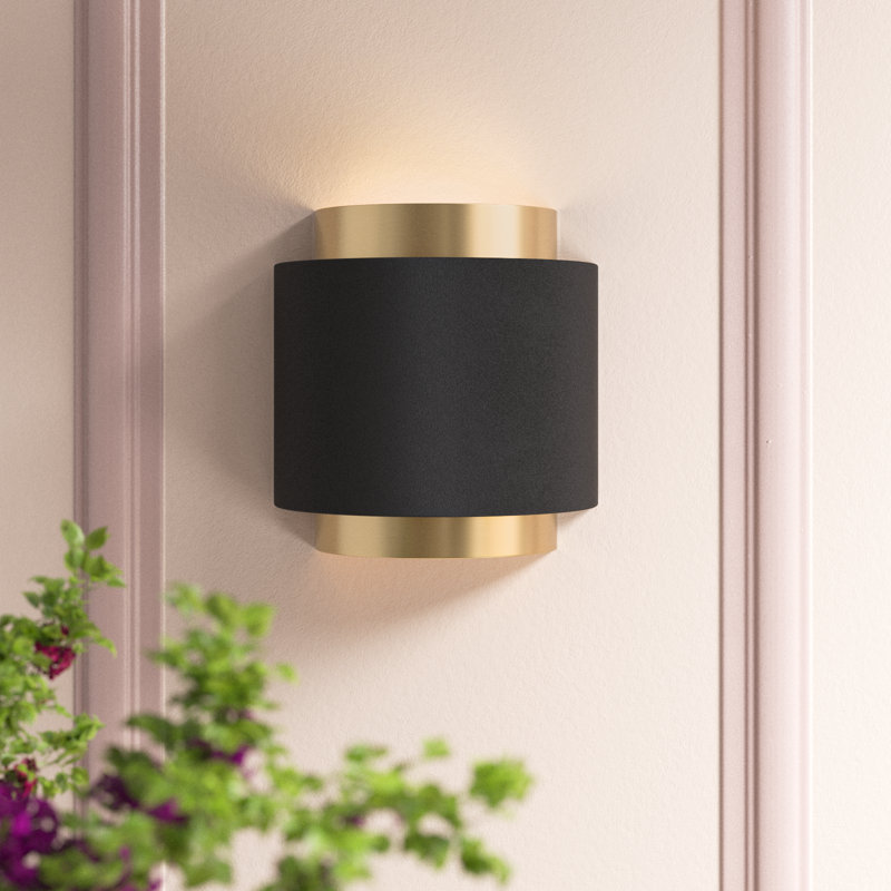 Plafonnier encastré à 1 lumière à intensité variable Oakhaven, Noir