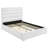 Bzenec 53-inch Upholstered Full Platform Bed White-226068063