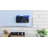 Black Metal Magnetic Whiteboard Marker Holder Basket with Floral Cutout Design, Office Desk Organizer for Pens, Erasers and Accessories