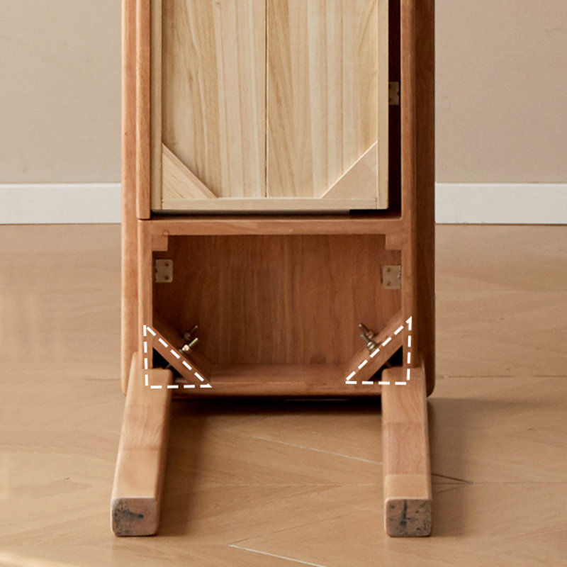 Bureau d'écriture en bois d'hévéa brun clair, H 29,52 po x l 43,3 po x P 15,74 po