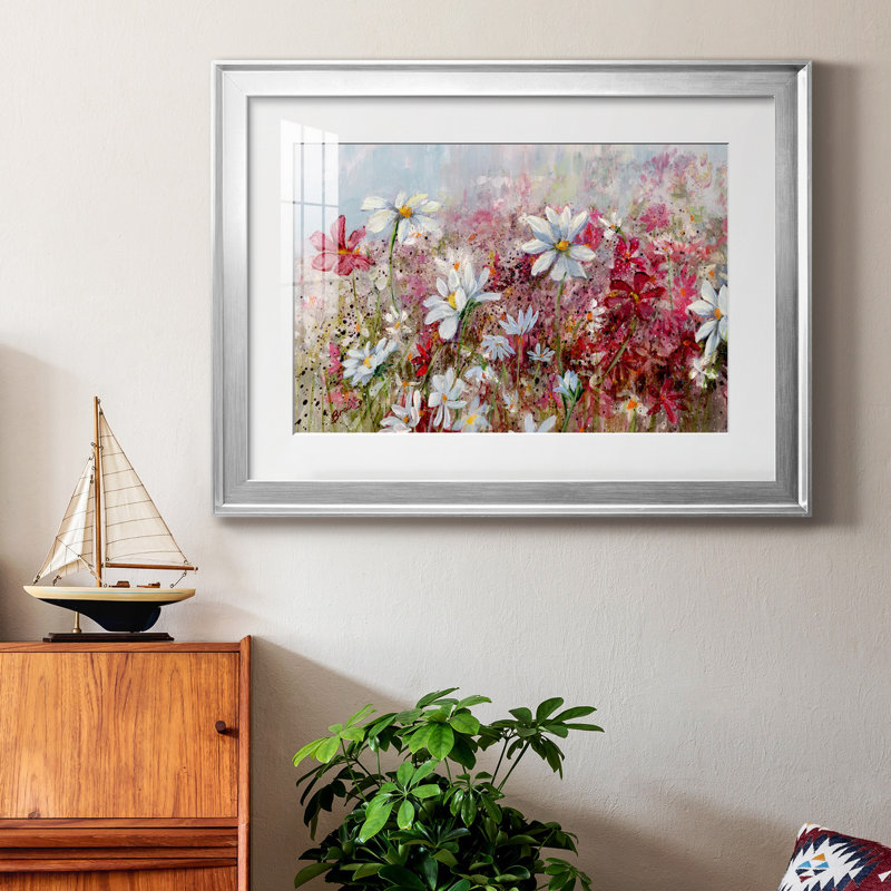 Wildflower France, reproduction encadrée de qualité supérieure - prête à être accrochée, H 18,5 po x l 24,5 po x P 1 po