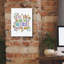 Art mural sur toile Epic Graffiti «I'm So Glad Ur Here With Me» par Club Daydream, 12 po x 16 po-117540207