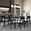 Ensemble de 4 chaises de cuisine moderne avec dossier profilé Latitude Run®-687162758