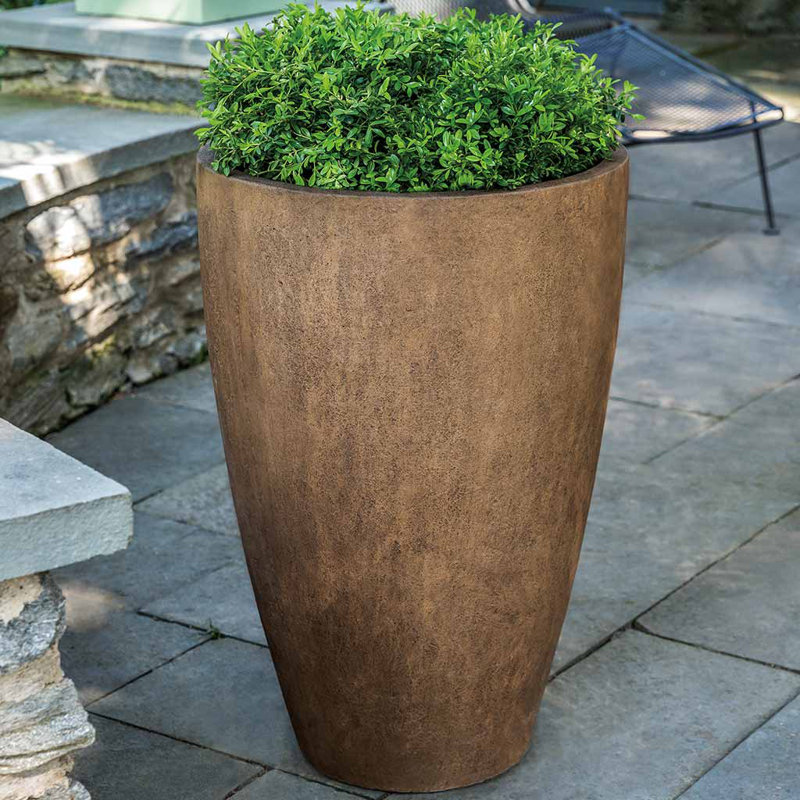 Pot de fleurs en béton coulé, Ferro rustique Nuovo