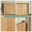 Tête de lit murale en bois de 165 cm avec station de recharge, style bohème moderne et champêtre (tête de lit seulement).-855057345