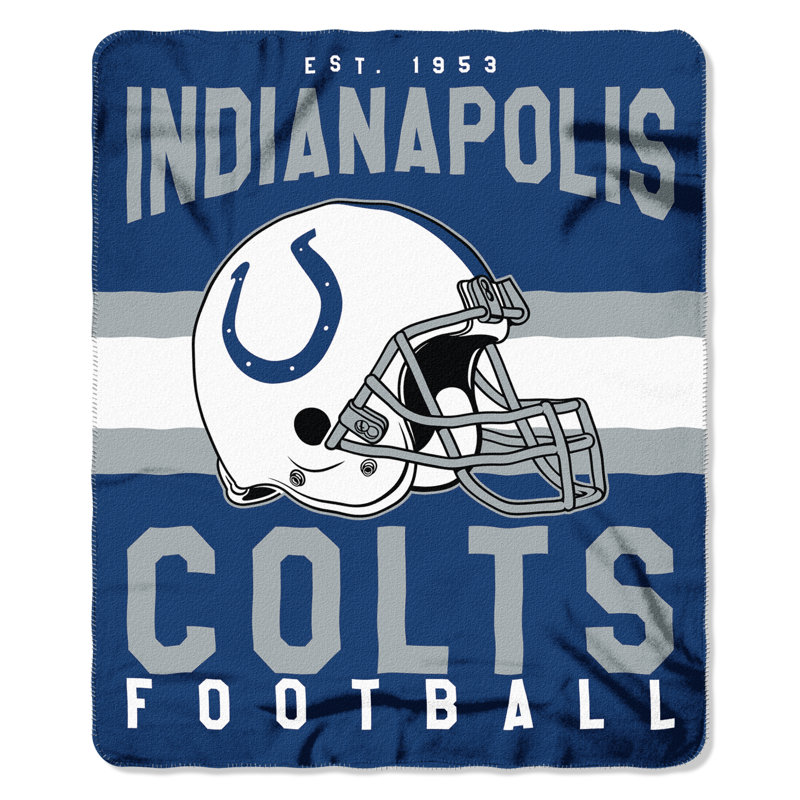 Jeté en molleton imprimé NFL Indianapolis Colts