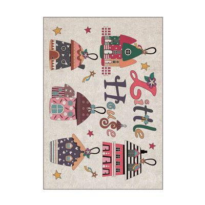 Luxurious Area Carpet (4 ft x 6 ft), 100% Polyester, 0.08 in Pile Height | Non-Slip Dot Underside, Laminated Sponge for Comfort | Easy Clean Velvet Fabric, Machine Washable | Elegant Digital Printing for Modern Decor