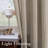 Linen Blended Textured Semi-Sheer Grommet Curtains - 37"/52" Widths Semi-Private & Light-Filtering Linen-Style Panels for Bedroom -299404359-299404342