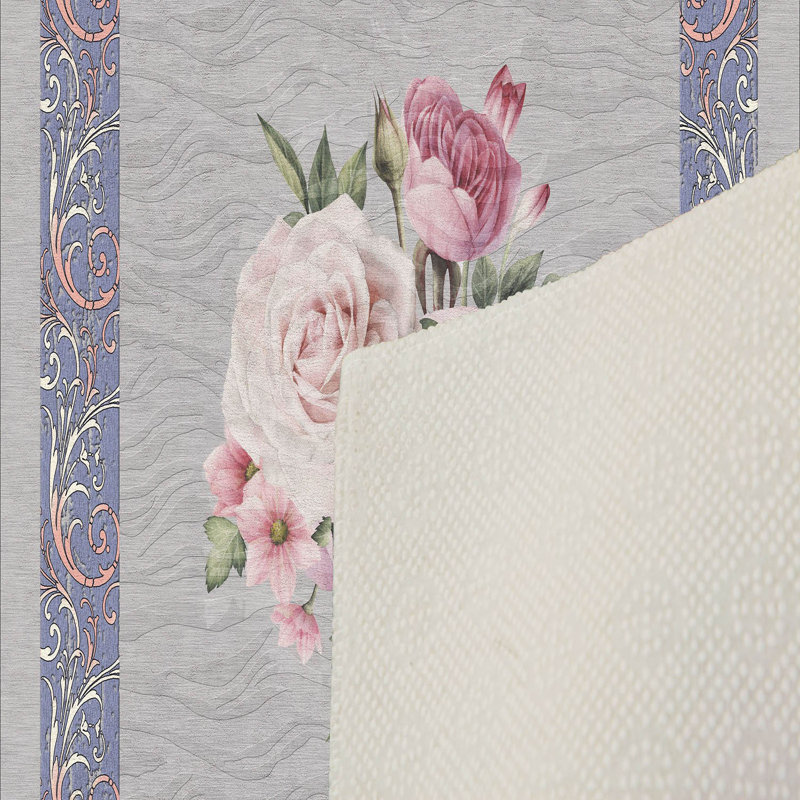 Stylish Hall Carpet (3.3 x 6.6 ft), 100% Polyester, 0.3 in Pile Height | Antibacterial, Non-Slip PVC Felt Dot Underside | Machine Washable, 3D Digital Print, Durable & Easy to Clean | Perfect for Entryway & Living Areas