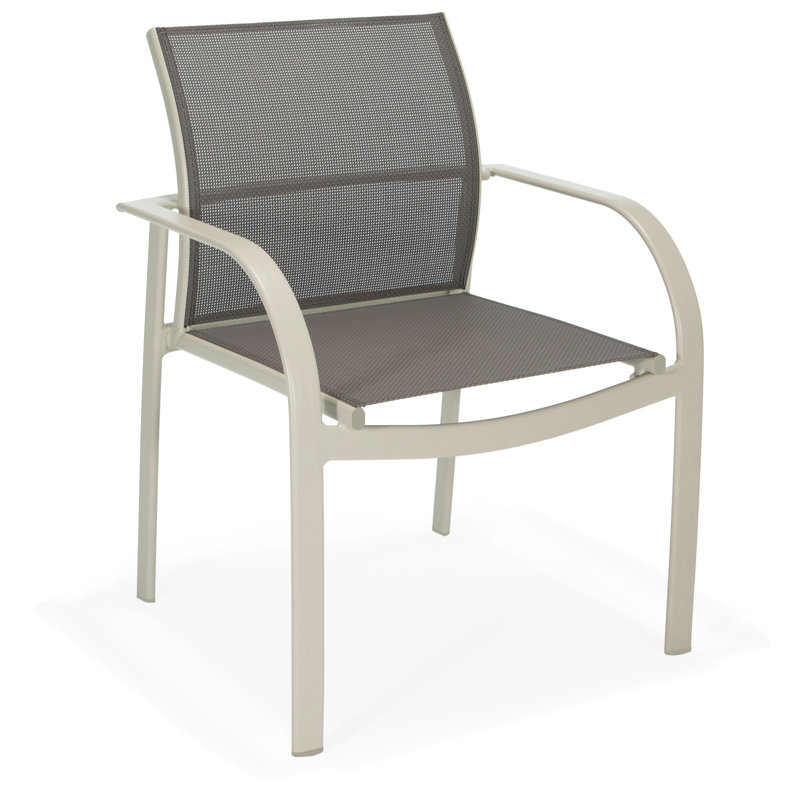 Coral Reef Sling Outdoor Dining Armchair