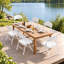 Ensemble de 4 chaises pliantes rembourrées blanches avec structure en métal-1877055584-1877055598