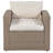Evered 5 - Person Wicker Patio Dining Set with Rectangular Table , Cushions Included