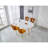 Extensible Table,DINING TABLE,OFFICE TABLE,COFFEE TABLE,Wood Leg,100/140/180X100x75cm-1715820573