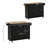 Mobile Kitchen Island With Drop Leaf, Storage Trolley Cart On Wheels