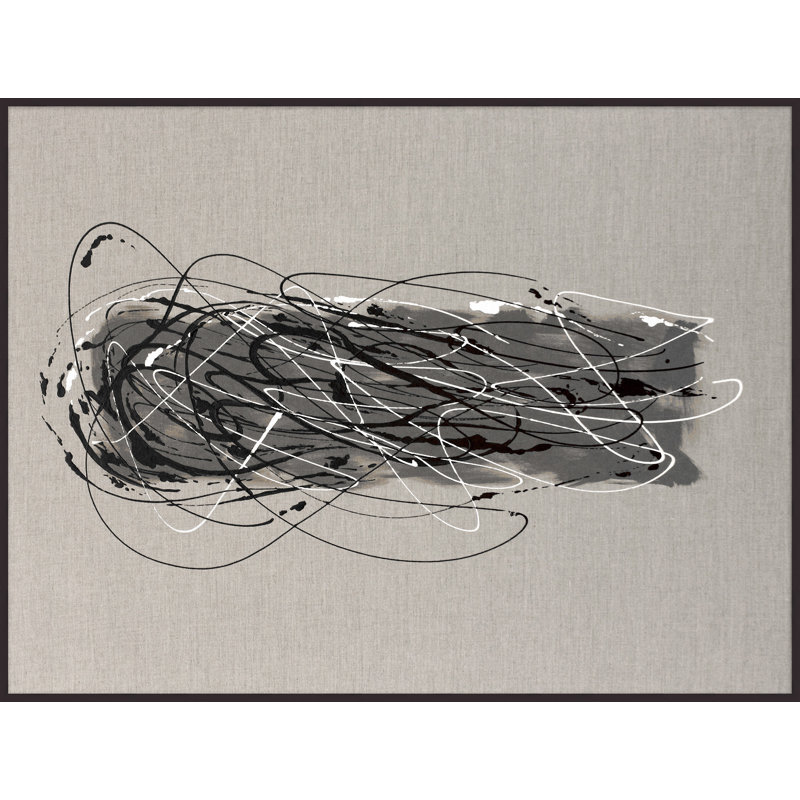 Static Flow' Framed Print