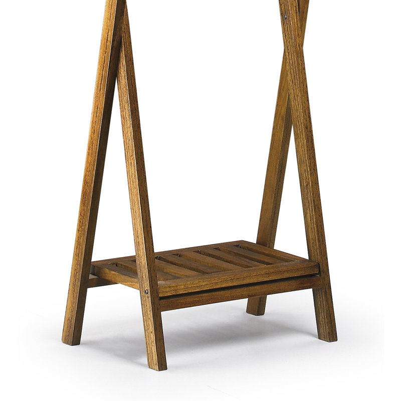 Guildhall Solid Wood Freestanding Valet Stand