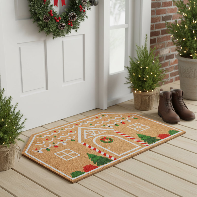Paillasson Christmas Cottage 17 po x 29 po, 17 po x 29 po