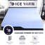 Matelas pour lit simple 12 po - Mousse de latex et ressorts, couverture de glace bleue, sommeil apaisant, sommeil profond