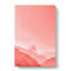 Coral Mountains in Abstract - Wrapped Canvas-55315077