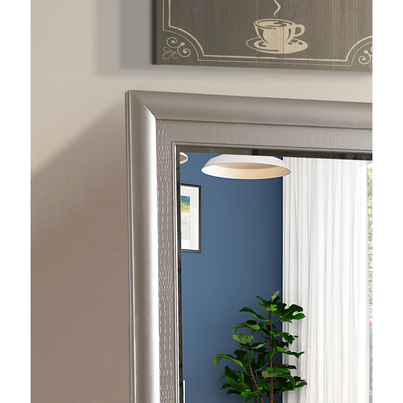 Kat Silver Champagne Wall Mirror