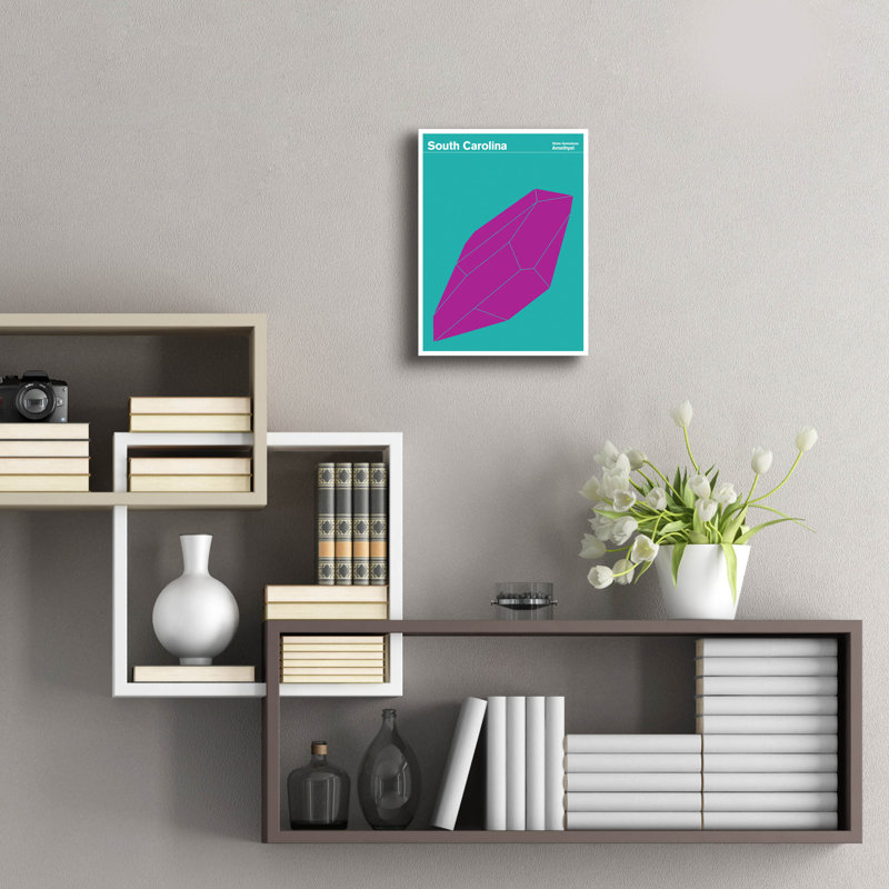 "State Posters 18" par Print Collection, H 16 po x l 12 po x P 0,13 po