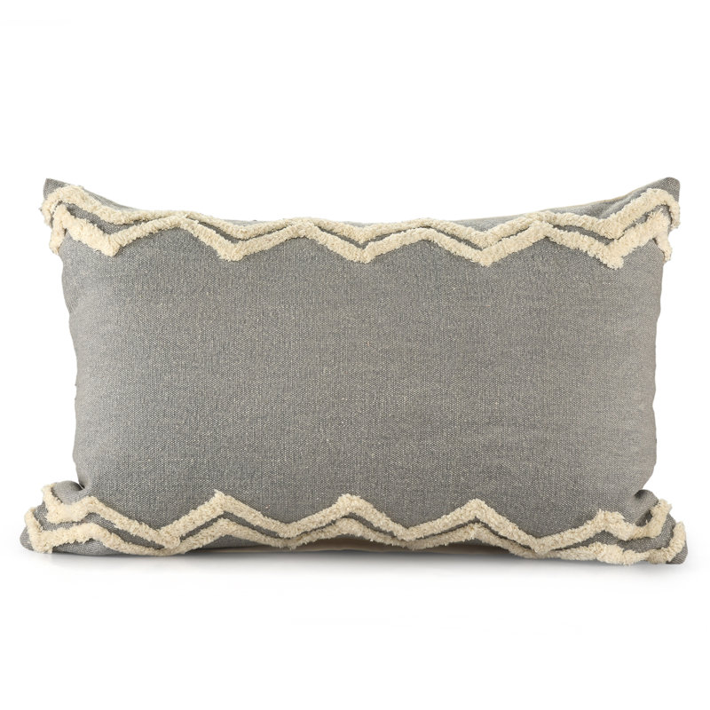 Insert de coussin réversible, Rectangle H 16 po x l 24 po, Housse de coussin seulement - sans coussin