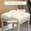 Repose-pieds capitonné polyvalent pour plusieurs pièces, rehaussant le confort et le style avec élégance