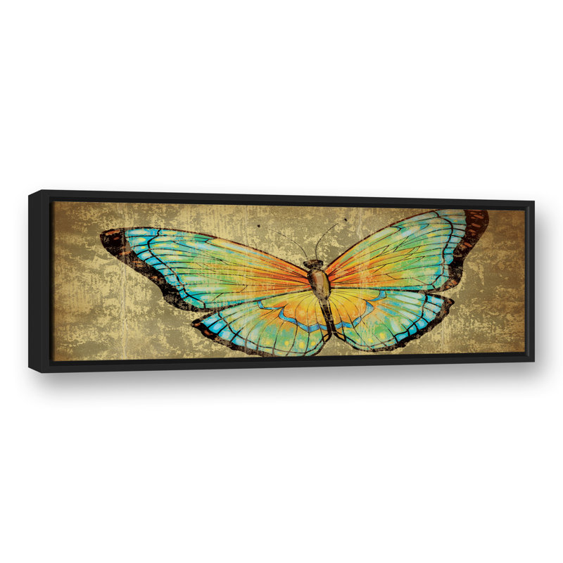 Fancy Butterfly, reproduction d'art sur toile, H 13,75 po x l 37,75 po
