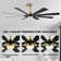 Antoinesha Ceiling Fan with LED Lights