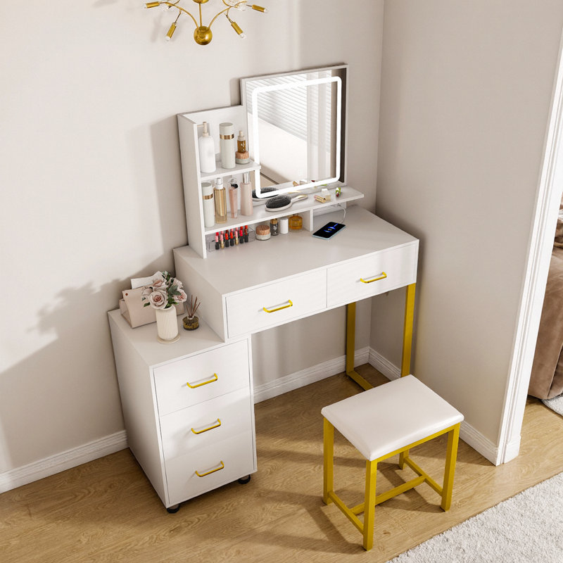 Makeup Vanity with LED Lights