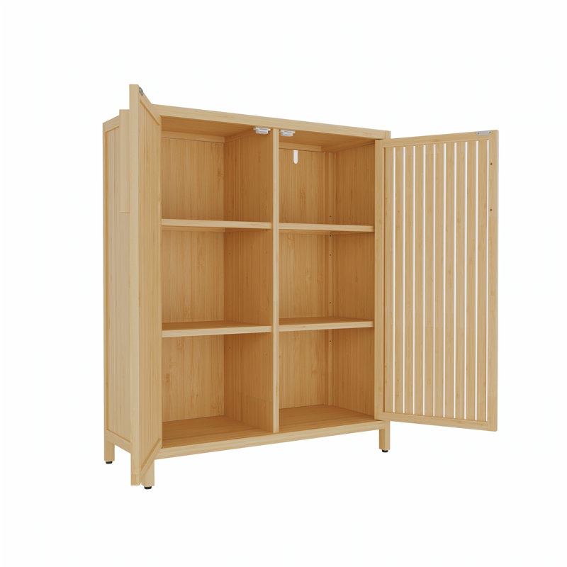 Armoire de rangement multi-scène de 42 pouces à grande capacité, polyvalente et peu encombrante pour l'organisation à domicile