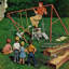 Swing Set by Amos Sewell - Wrapped Canvas Painting-104042298