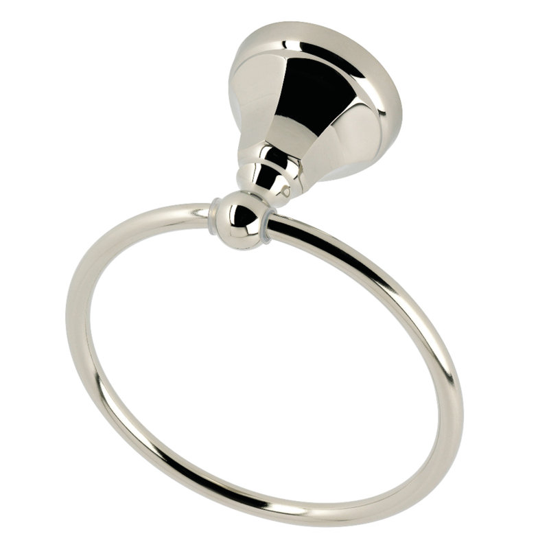 Kingston Brass Metropolitan Towel Ring, Polished Nickel
