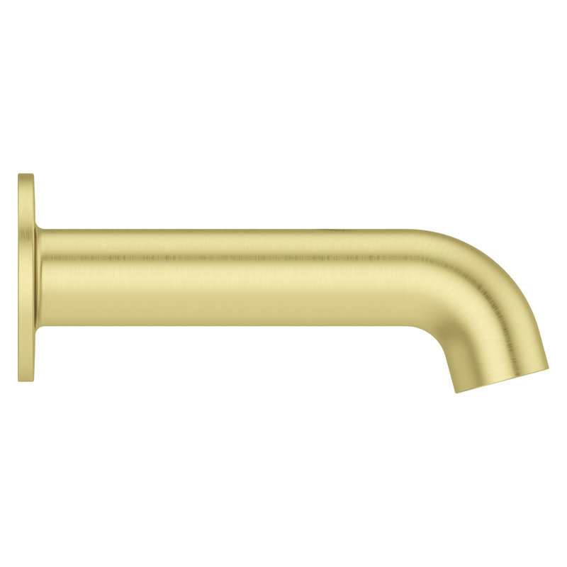 Wall Mounted Tub Spout, Gold